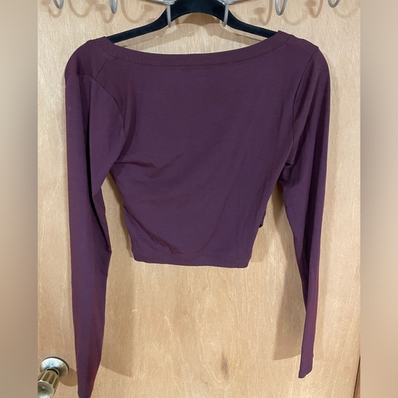 #85-ATHLETA-  Encore Wrap Crop Top - Picture 2 of 4